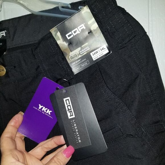 NWT CQR duratex black tactical pants 34XW/34L NEW WITH TAGS - Picture 3 of 9